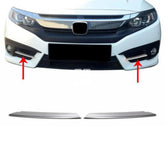 Honda Civic X Front / Back Fog Carbon Fiber Trims Set 2016 - 2021