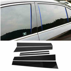 Honda Civic Reborn Piano Black Door Pillar Trim Cover For 2006 - 2011