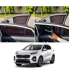 Kia Sportage Sliding Car Curtains / Sun Shades 2019-2025