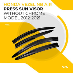 Honda Vezel Air Press / Sun Visor with Chrome - Model 2013 - 2020