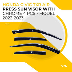 Civic 2022 TXR Air Press / Sun Visor with Chrome 2022 - 2024
