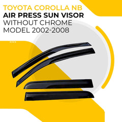 Toyota Corolla Air Press / Sun Visor Without Chrome - Grade A+