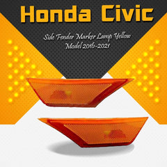 Honda Civic X Type R Style Fender Marker Indicator Light
