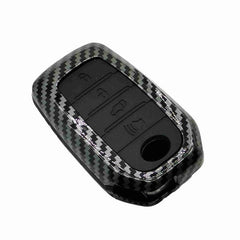 Toyota Fortuner 4 Button Metal Zinc Alloy Key Fob / Carbon Fiber Key Cover For 2016 - 2022