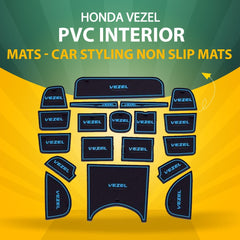 Honda Vezel PVC Interior Mats Blue - Model 2013-2020