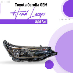 Toyota Corolla GLI / Altis Headlights 2017 - 2023