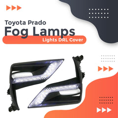 Toyota Prado Fog Lamps / Fog Lights DRL Cover - 2009-2020
