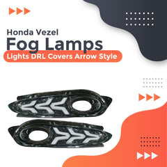 Honda Vezel LED DRL Covers V3 - Arrow Style Model - 2013-2020