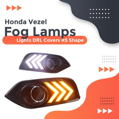 Honda Vezel Fog Lights DRL Covers Mustang Style - Model 2013-2020