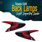 Toyota CHR LED Sequential Tail Lamps / Tailights - Smoke
