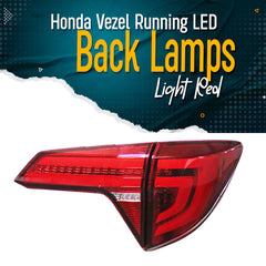 Honda Vezel Running LED DRL Tail Lights - RED - Model 2013 - 2020