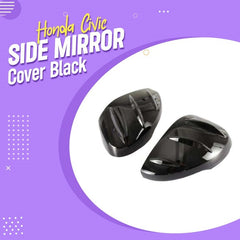 Honda Civic 2022 Glossy Black Door Side Mirror Covers V1