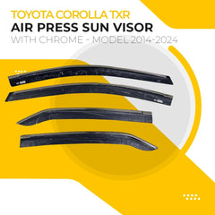 Toyota Corolla TXR Air Press / Sun Visor With Chrome 2014-2025