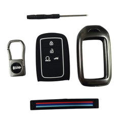 Honda Civic 2022 4 Button Carbon Fiber Key Fob / Key Cover For 11th Generation 2022 2023