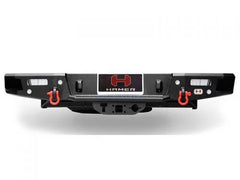 Toyota Hilux Revo Rear Bumper Steel Hamer V3 - Matt Black