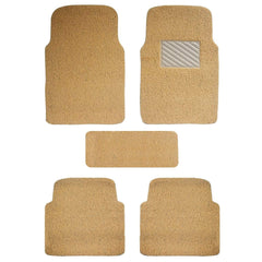 Honda City 9D Diamond Floor Mats Beige With Beige Grass