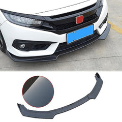 Honda Civic X  Matt Black Front Bumper Splitter V3