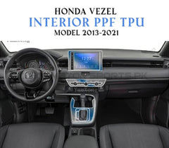Honda Vezel Interior PPF TPU Paint Protection Film Model 2013-2021