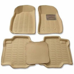 Toyota Prado FJ150 7D Diamond Floor Mats Beige For Models 2008 - 2020