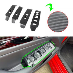 Honda Civic Carbon Fiber Door Power Window Covers For 11th Gen 2022 2023