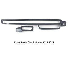 Honda Civic 2022 Carbon Fiber Dashboard Trims 2 Pcs For 11th Generation Civic 2022 2023