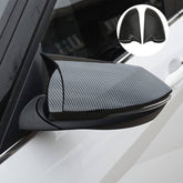 Hyundai Elantra Side Mirrors Covers Batman Style Gloss Black 2025+