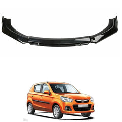 Suzuki Alto Front Bumper Splitter Lip Matt Black Sporty Trim Splitter For 2019 - 2022