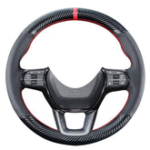 Civic 2022+ Carbon Fiber Steering Cover Leather