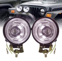 Jeep 2 LED Spot Light Hi/Low Beam Headlight Dual Colour for Fog/ OffRoad/ Hunting
