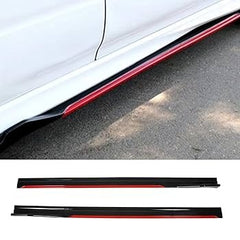 Corolla 2012 Glossy Black Side Lip Splitter 2009 - 2013