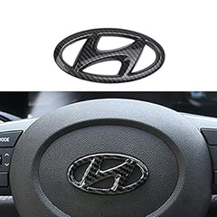 Hyundai Carbon Fiber Steering Logo H