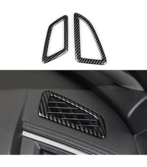 Honda Civic X Carbon Fiber Dashboard AC Vent Trims - 2 Pcs For Models 2016 - 2021