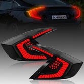 Honda Civic X LED Mugen Taillights - Smoke For 2016 - 2021