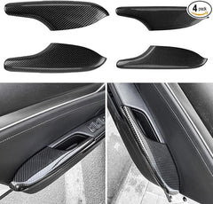 Honda Civic 2022 Carbon Fiber Door Arm Rest Cover Trims For 11th Generation 2022 2023