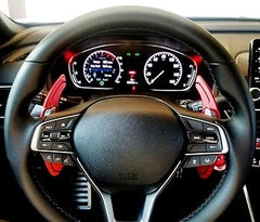 Honda Insight Steering Wheel Paddle Shift Extension (RED) 2 Pieces For Models 2019 2020 2021