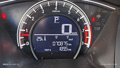 Honda Civic X OEM RED LED Cluster / Meter For 2016 - 2021