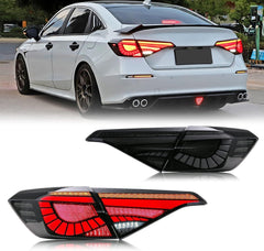 Honda Civic 2022 Smoke LED Taillights For 11th Generation 2022 2023
