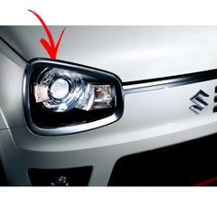 Suzuki Alto Carbon Fiber Headlights Cover Trims For 2019 2020 2021 2022