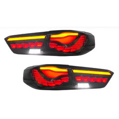 Honda City Matrix Style LED Taillights -Smoke For 2021 2022