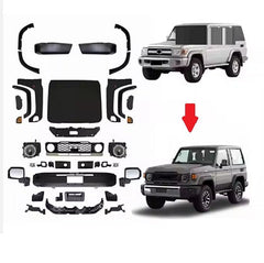 Toyota Land Cruiser FJ76 2014-2023 Upgrade to Toyota Land Cruiser 2024 LC76 Body Kit