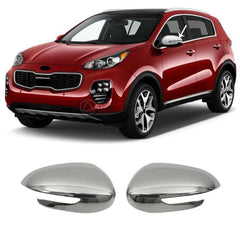 KIA Sportage Side Mirror Chrome Covers For 2020 2021