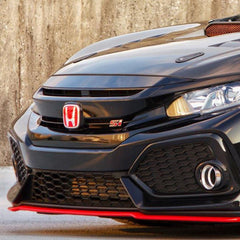 Honda Civic Red Si Splitter For Si Front Bumper