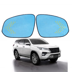 Toyota Fortuner Wide Angle LED Blue Side Mirrors 2017 - 2023