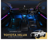 Toyota Hilux Revo Ambient  Lighting Carbon Fiber Interior kit 2016-2025