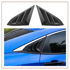 Honda Civic Glossy Black Quarter Louver For 11th Generation 2022 2023