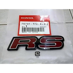 Honda Civic X Trunk RS Logo / OEM RS Logo For 2016 - 2021