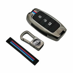 KIA Sorento Metal Zinc Alloy Key Fob / Carbon Fiber Key Cover For 2020 - 2024