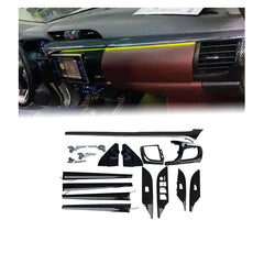Toyota Hilux Revo Ambient Lighting Carbon Fiber Interior kit 2016-2025