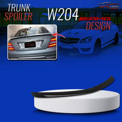Mercedes C Class W204 Trunk Lip Spoiler 2007 - 2012