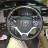 Honda Civic Rebirth Carbon Fiber Leather Steering Cover
